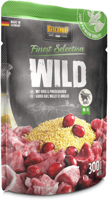 BELCANDO Vlažna hrana za pse Finest Selection, Divljač, 300g