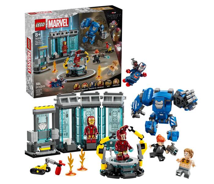 LEGO Marvel Ajronmenova laboratorija dvorana oklopa 76315