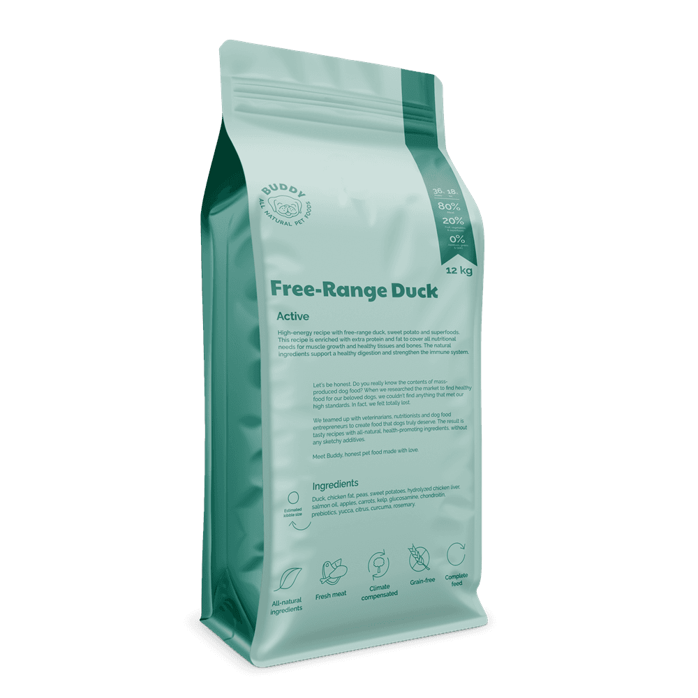 Buddy Suva hrana za pse Free Range, Pačetina, 12kg
