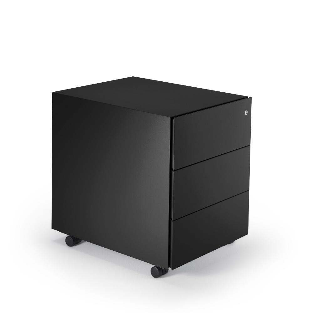 Rollbox metalni nameštaj, 542 × 422 × 535mm, Crni