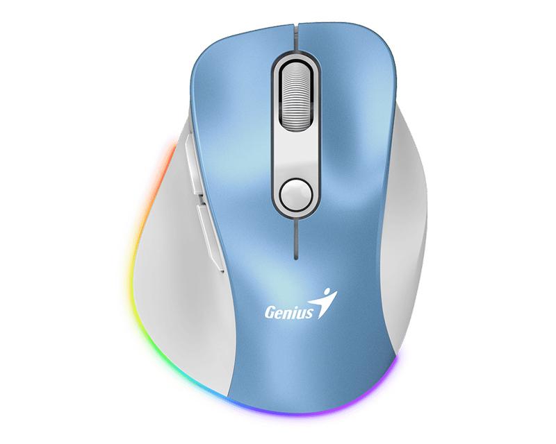Genius Bežični miš Ergo 9000S Pro, USB, Plavi