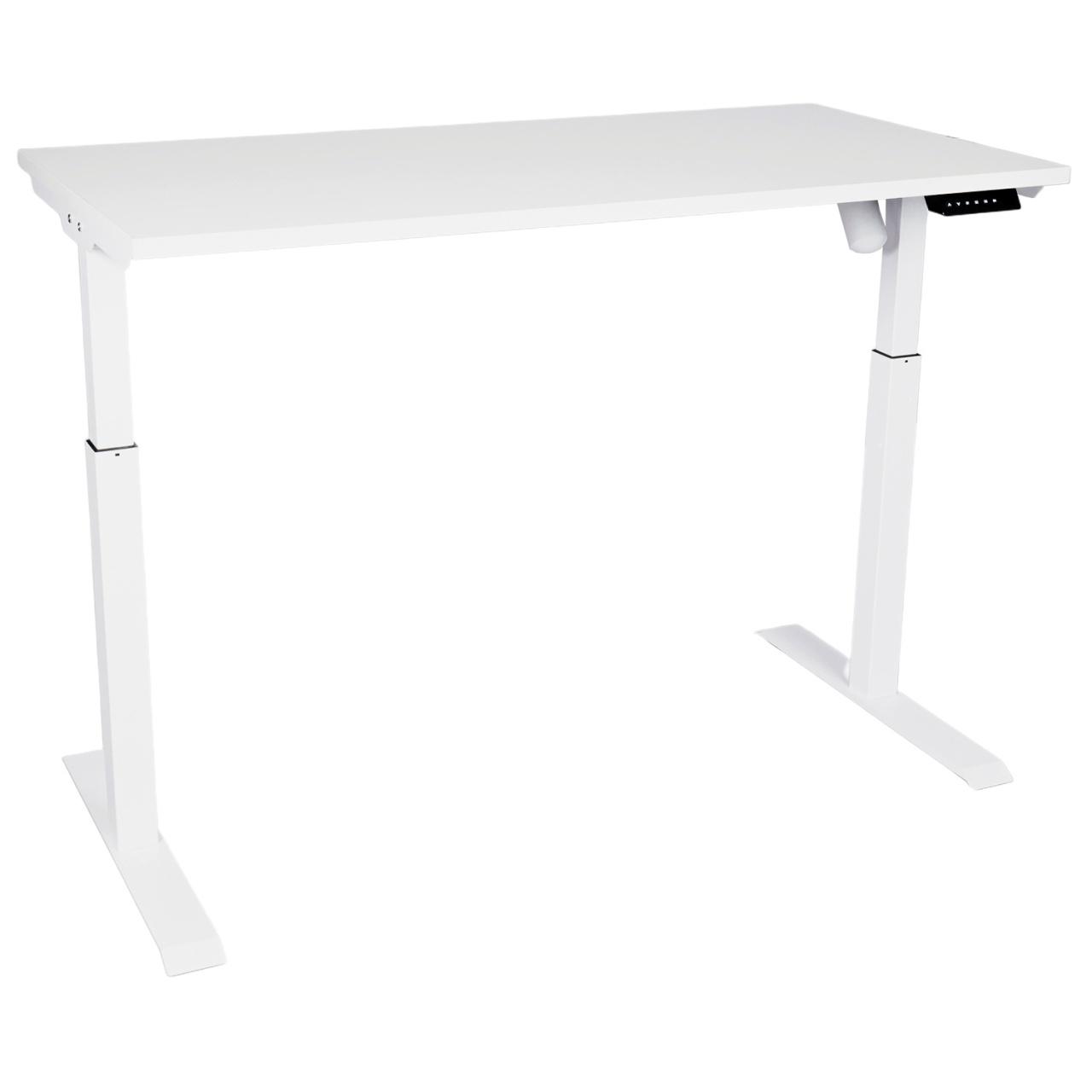 Elektropodesivi sto Ergodynamic A3, Sa jednim motorom, 1370 x 670 x 25mm, Beli