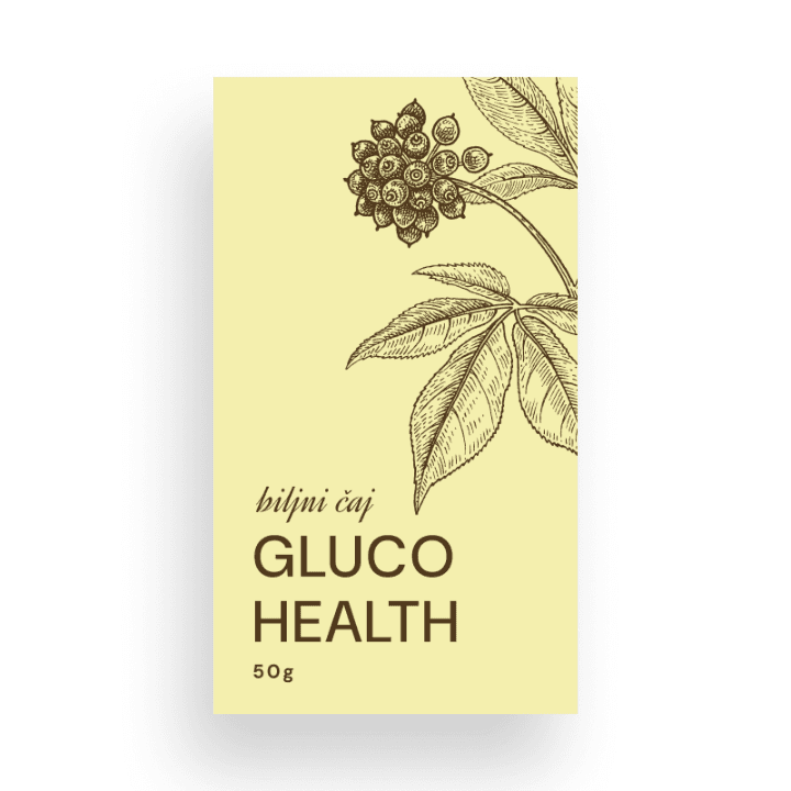 Nutripharm Čaj Gluco Health, 50g