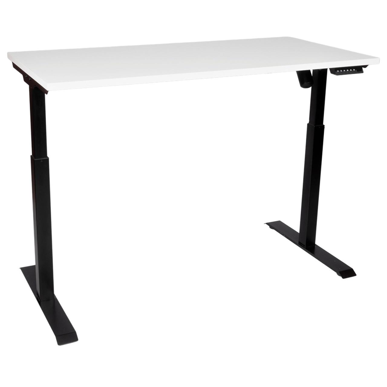 Elektropodesivi sto Ergodynamic A3, Sa jednim motorom, 1370 x 670 x 25mm, Beli