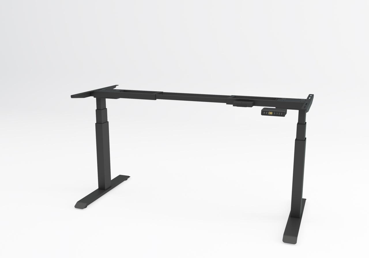 Elektropodesivi sto Ergodynamic A7 Performance, Sa dva motora, 1200 x 600 x 25mm, Beli