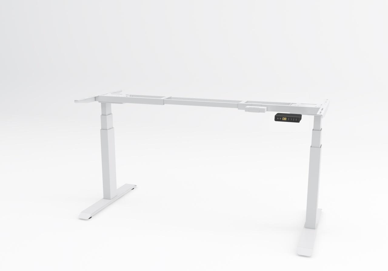 Elektropodesivi sto Ergodynamic A7 Performance, Sa dva motora, 1200 x 600 x 18mm, Crni
