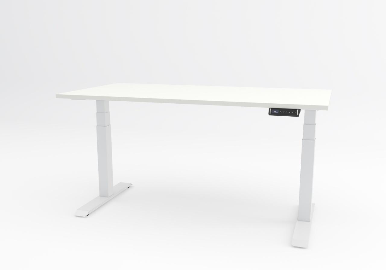 Elektropodesivi sto Ergodynamic A7 Performance, Sa dva motora, 1370 x 670 x 25mm, Beli