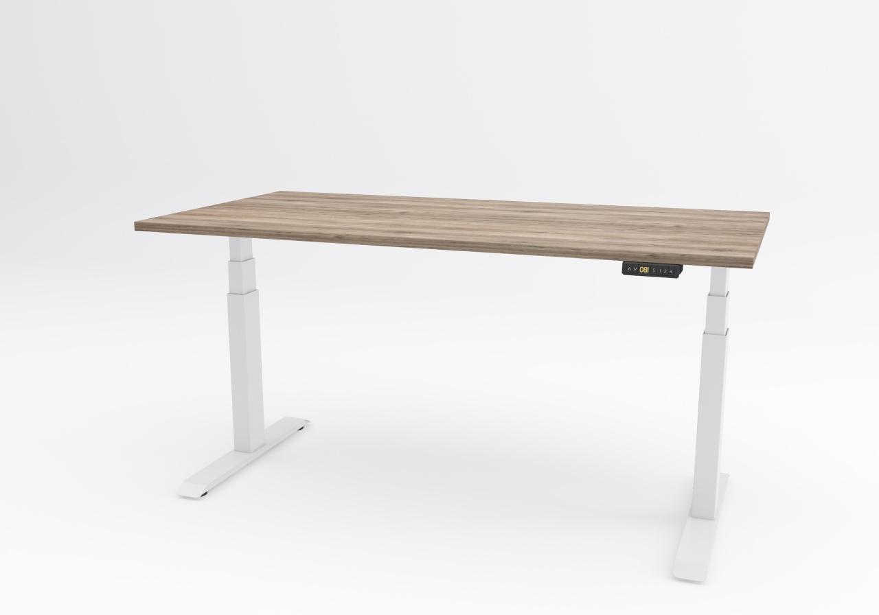 Elektropodesivi sto Ergodynamic A7 Performance, Sa dva motora, 1200 x 600 x 18mm, Hrast