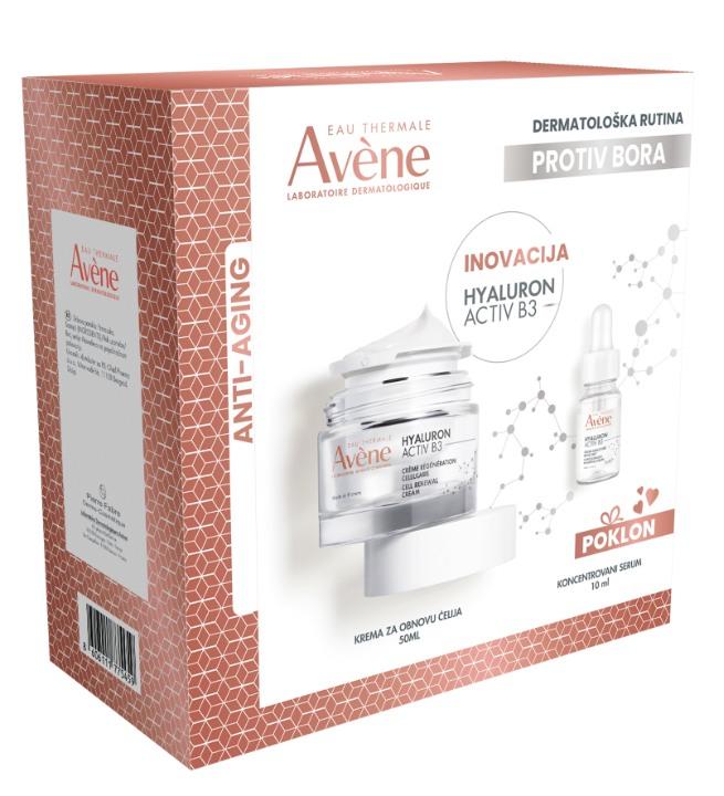Avene Set Krema za lice 70ml + serum 10ml Hyaluron Activ B3