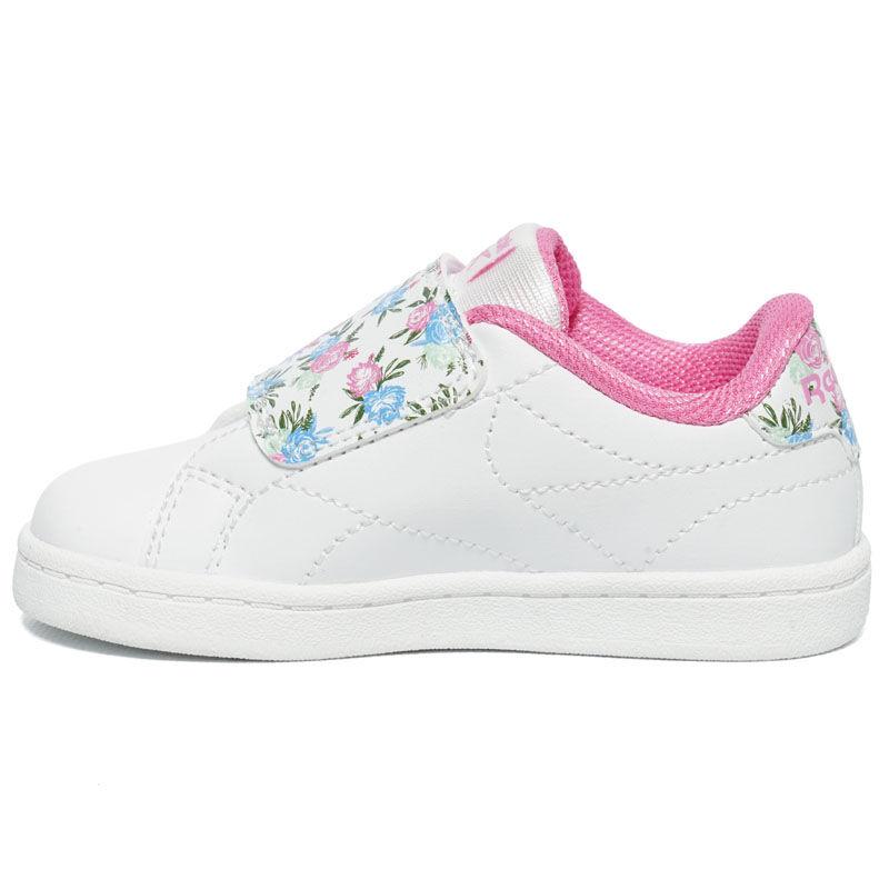 Reebok Patike za devojčice Court Clean Hook & Loop, Bele