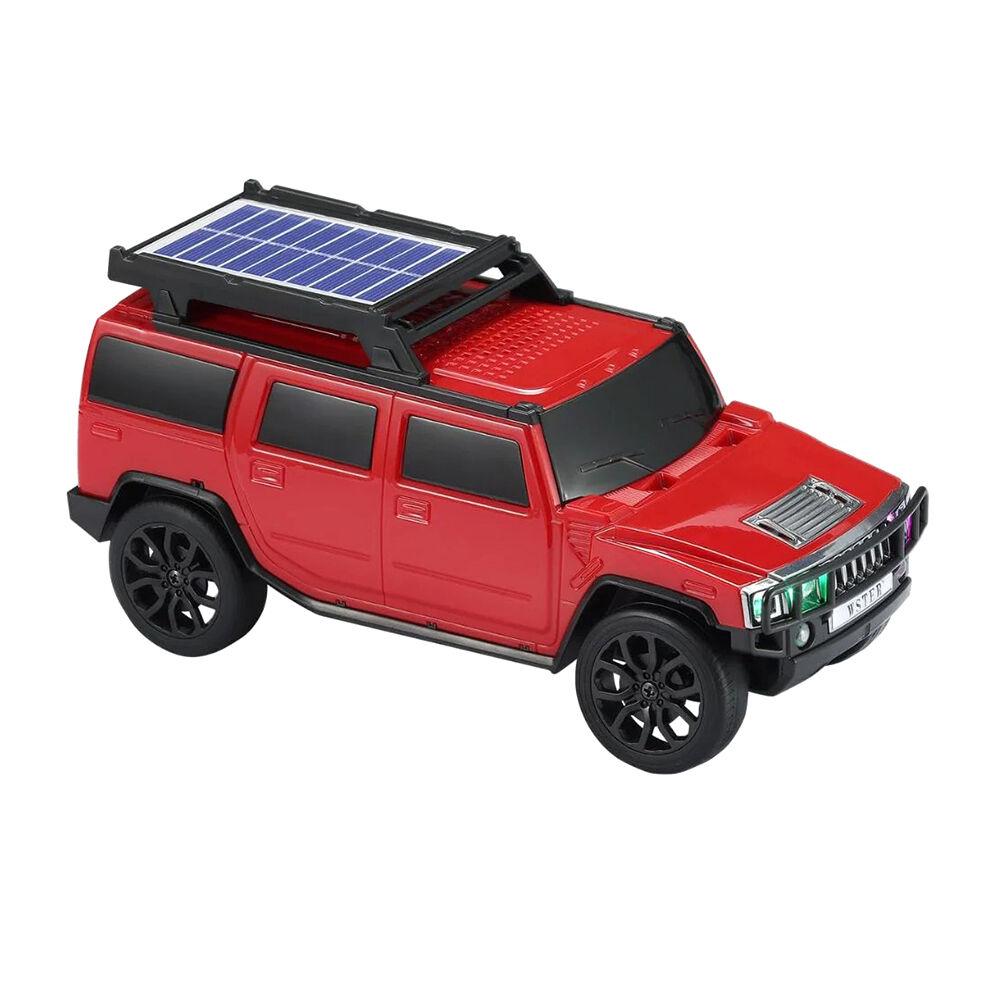 Wster Bluetooth zvučnik WS-696, 8W, Solarno punjenje, Auto, Crveni