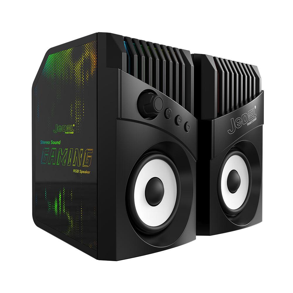 Jedel Kompjuterski zvučnici RGB S-599, Bluetooth, 3W, Crni