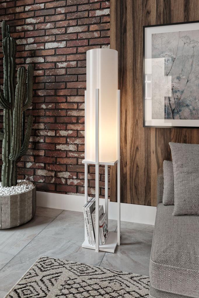 Opviq Podna lampa Dor, 160 cm ,E27, Bela