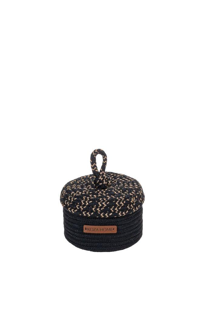 Aberto Design Dekorativna kutijica 15x10cm, Crna
