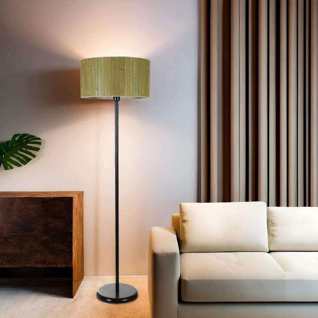 Opviq Podna lampa Bambu 03, 162 cm, E27, IP20, Crna