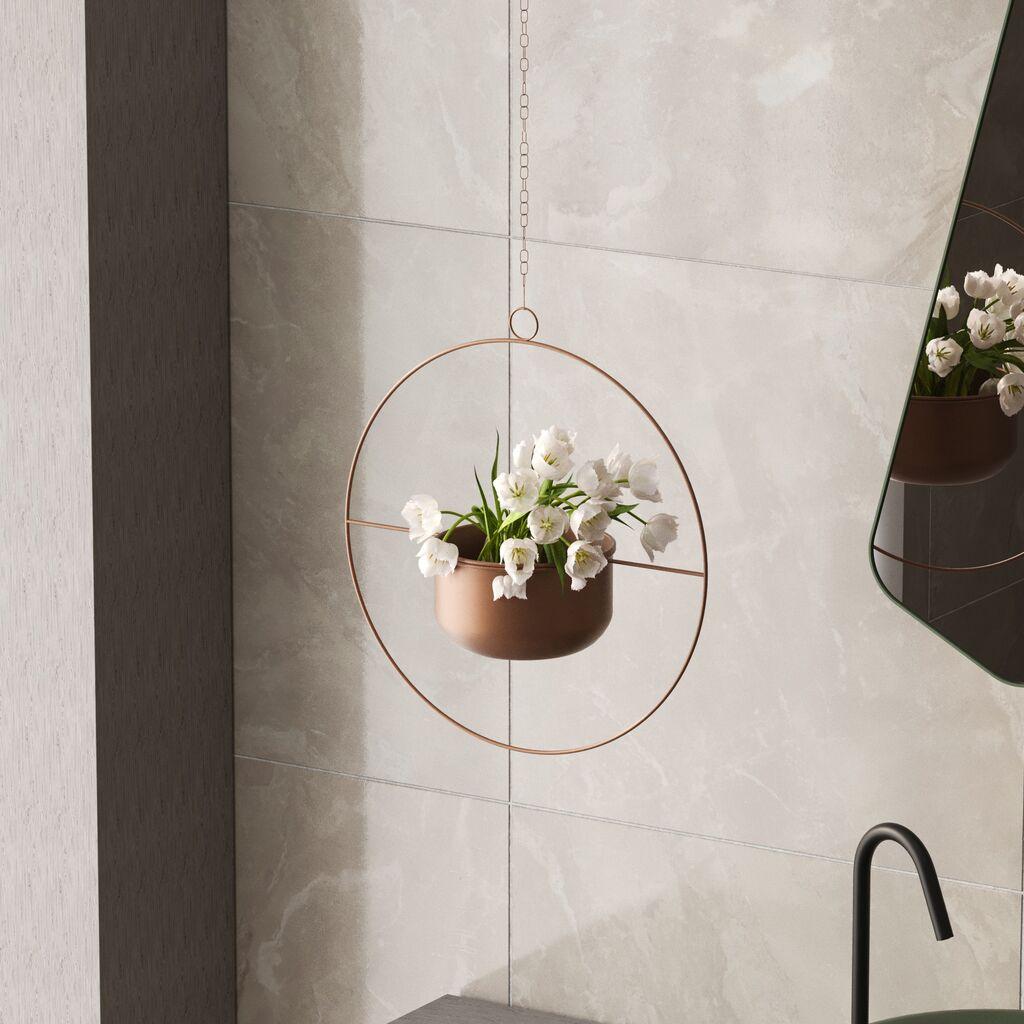 Aberto Design Dekorativna saksija Payanda, 40x40x17 cm, Terakota