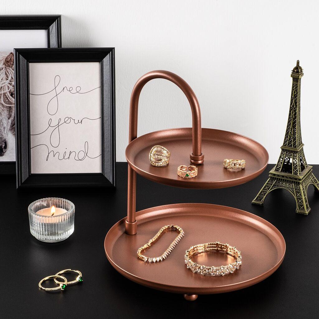 Aberto Design Stalak za nakit 20x21cm, Bronzane boje