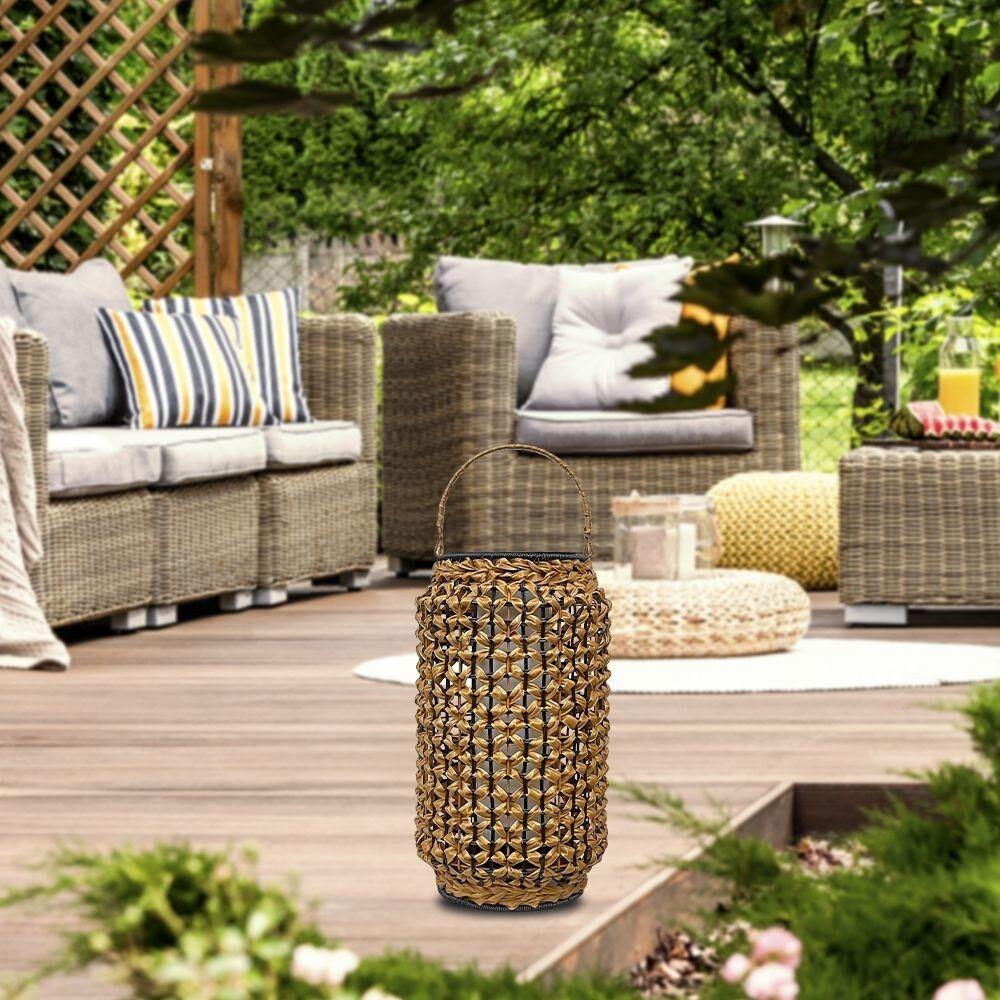 Opviq Podna lampa 4457-S06, 44 cm, IP65, 1x2 4W LED, Hrast