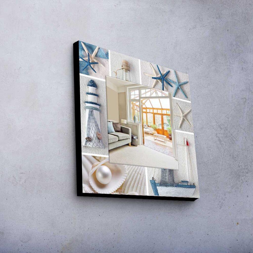 Wallity Ogledalo MA-033, 50x50cm, Šareno