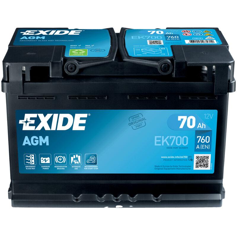 Exide Akumulator 12V/70Ah+D AGM, 760A
