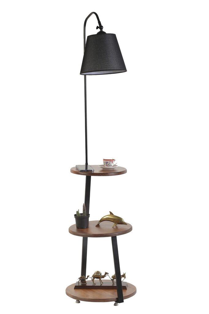 Opviq Podna lampa Sorti, 40 cm Base, E27, Braon
