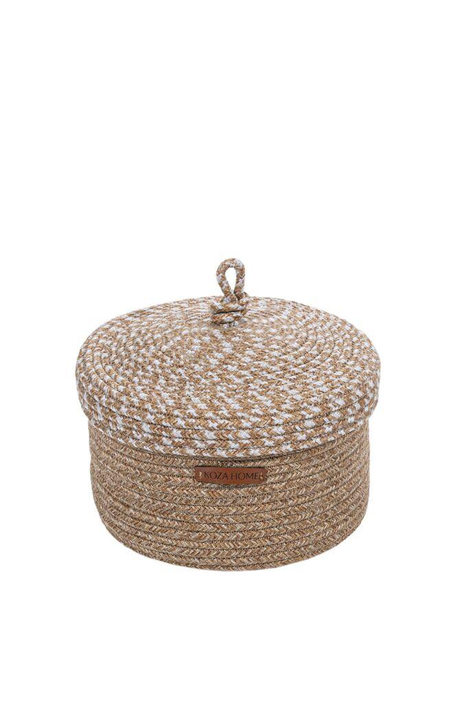 Aberto Design Dekorativna kutijica 25x15cm, Bež