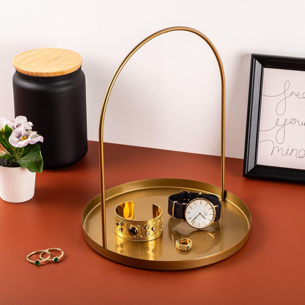 Aberto Design Stalak za nakit 22.5cm, Zlatne boje