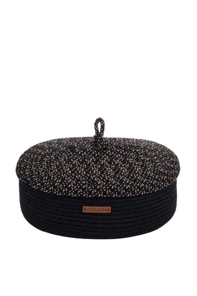 Aberto Design Dekorativna korpica 25x15x34cm, Crna