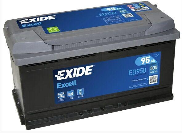 12V/95Ah+D EXIDE EXCELL (800A) L05