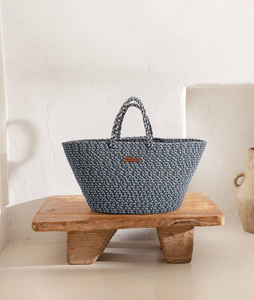 Aberto Design Dekorativna torba 30cm, Bež-Teget