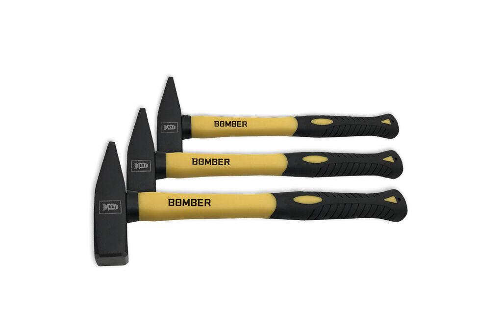 Bomber Set čekića sa plastičnom drškom, 3 Komada