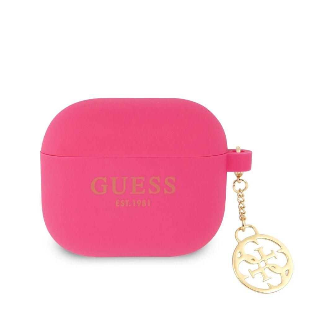 Guess Zaštitna futrola Silicone za Airpods 3 4G, Roze