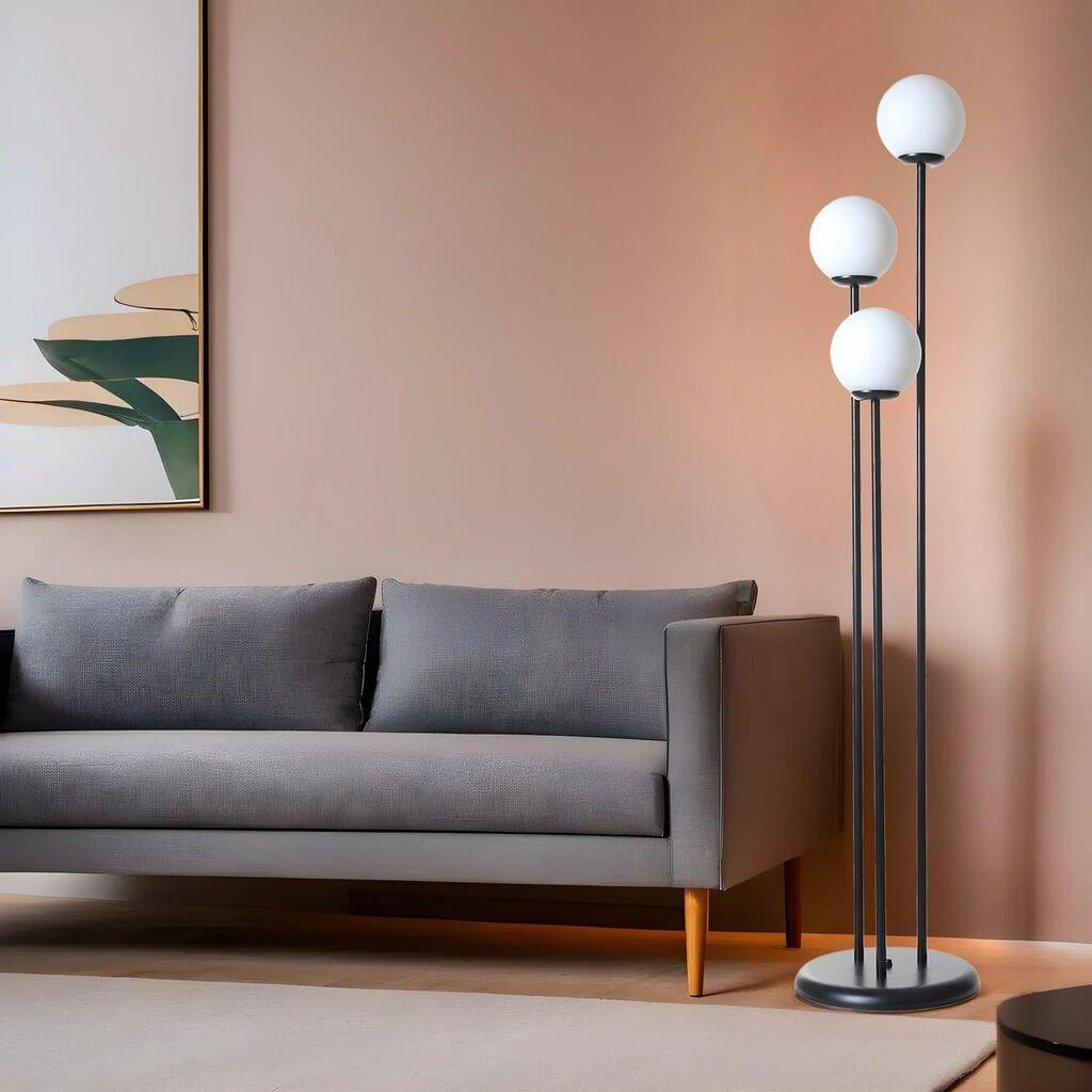 Opviq Podna lampa Judy, 150 cm, E27, Crna