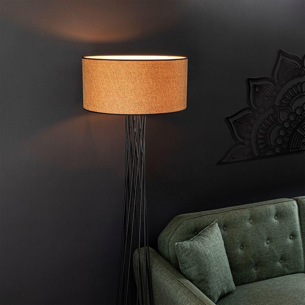 Opviq Podna lampa Tall-13472, 175 cm, E27, 200 cm Kabl, Crna