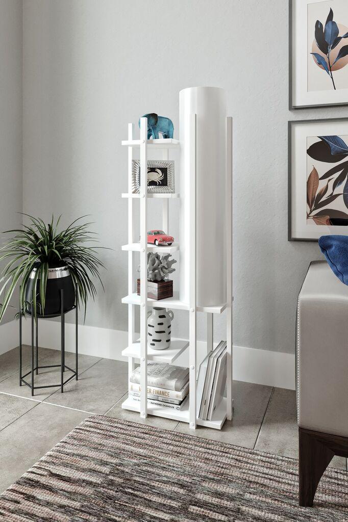 Opviq Podna lampa Moda Dor, 135 cm, E27, Bela