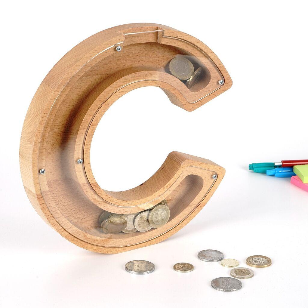 Aberto Design Kasica za novac HAKUMC, 23x23x3cm, Smeđa