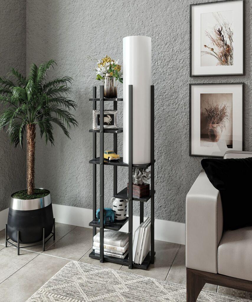 Opviq Podna lampa Vogue, 160 cm, E27, Bela