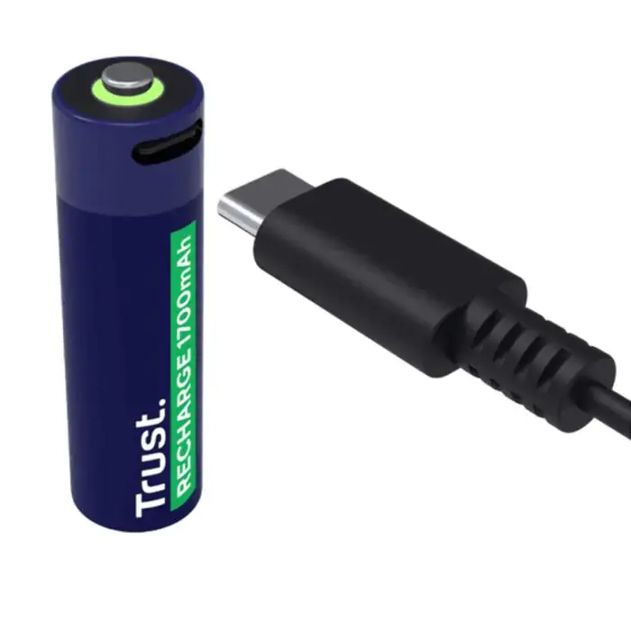 Punjive bateriјe Trust, USB-C, AA, 400 mW, 4 komada