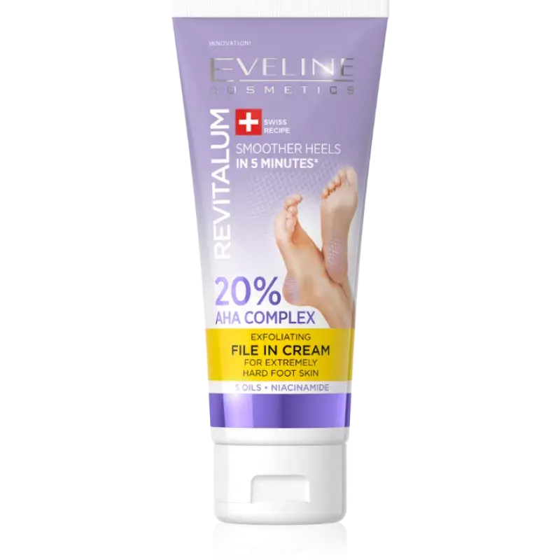 Eveline Piling krema za stopala Revitalum, 75ml