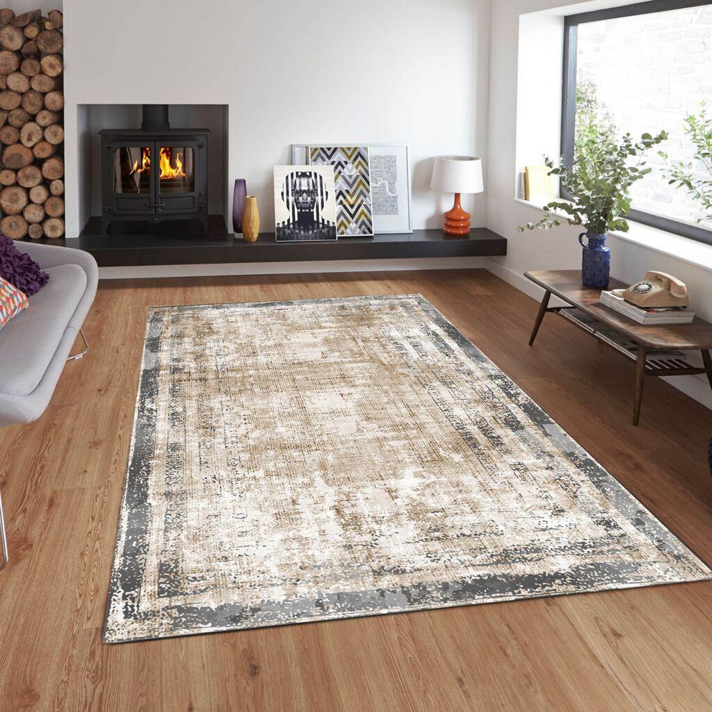 Conceptum Hypnose Tepih CG_60, Pravougaoni, 160 x 230 cm, Sivo-braon