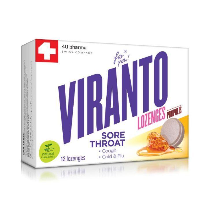Viranto Lozenge protiv prehlade, 12 komada
