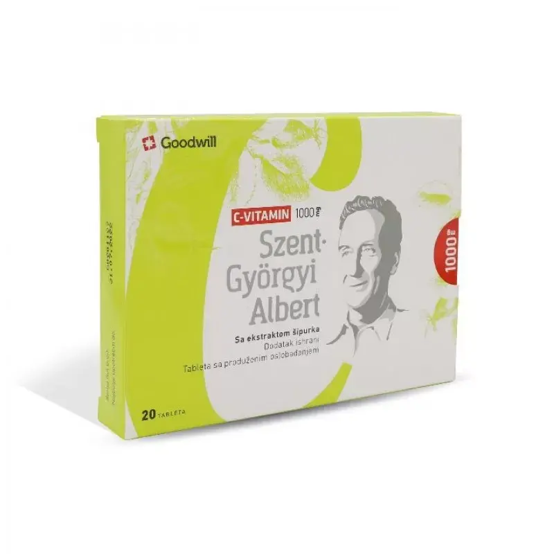 Goodwill Vitamin C sa šipkom, 1000Mg, 20 tabeleta