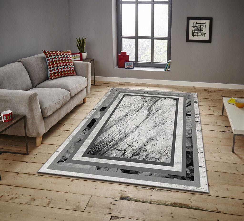 Conceptum Hypnose Tepih Asr Crpt-75, Pravougaoni, 80 x 140 cm, Svetlosivi