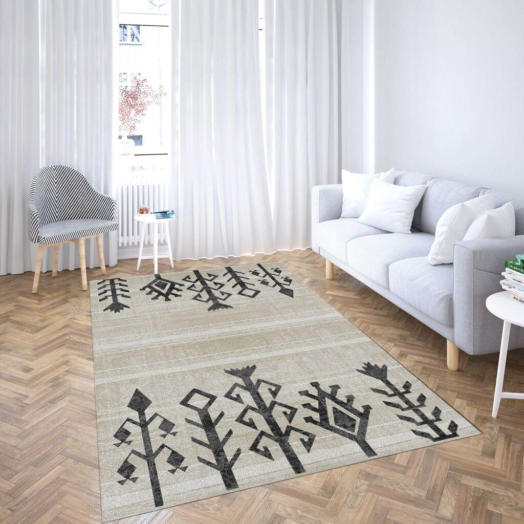 Conceptum Hypnose Tepih CG_105, Pravougaoni, 100 x 140 cm, Sivi