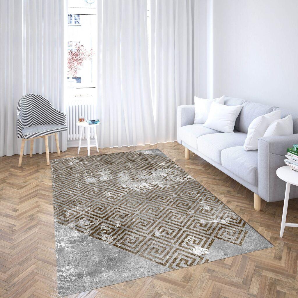 Conceptum Hypnose Tepih CG_51, Pravougaoni, 180 x 280 cm, Sivo-braon