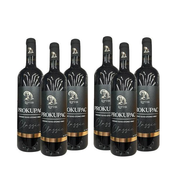 Prokupac Crveno vino, 0.75 l, 6 komada