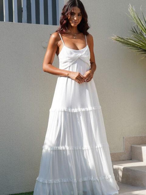 Tfnc London Ženska haljina Jessie, Bela