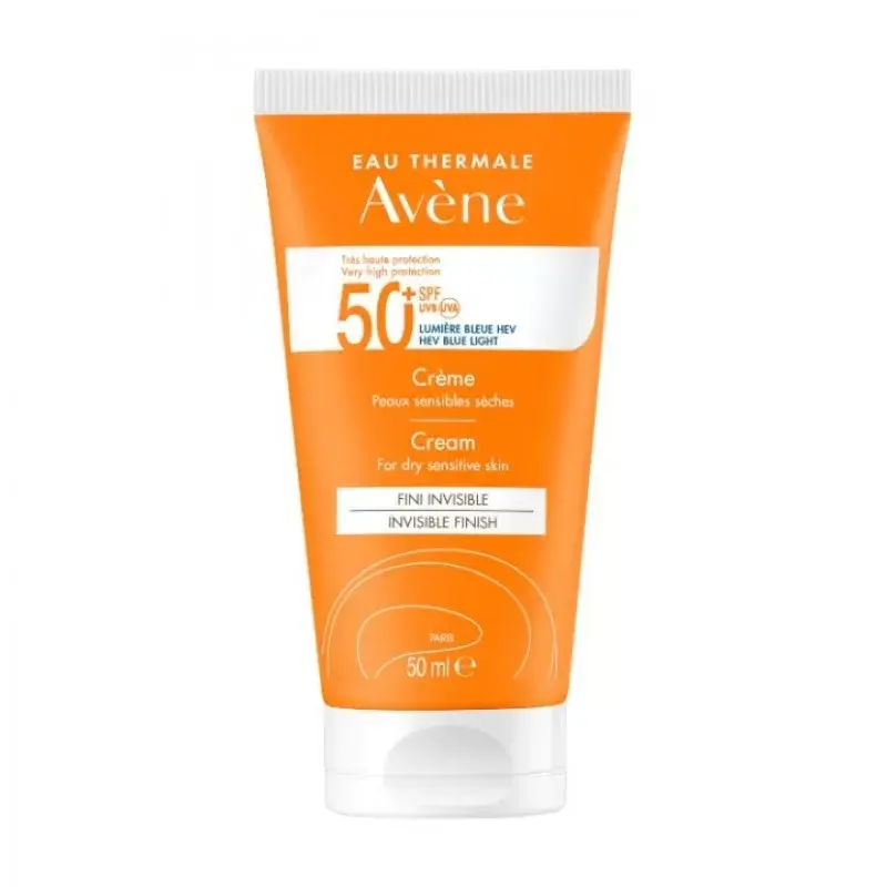 Avene Krema za zaštitu od sunca za suvu i osetljivu kožu, SPF50+, 50ml