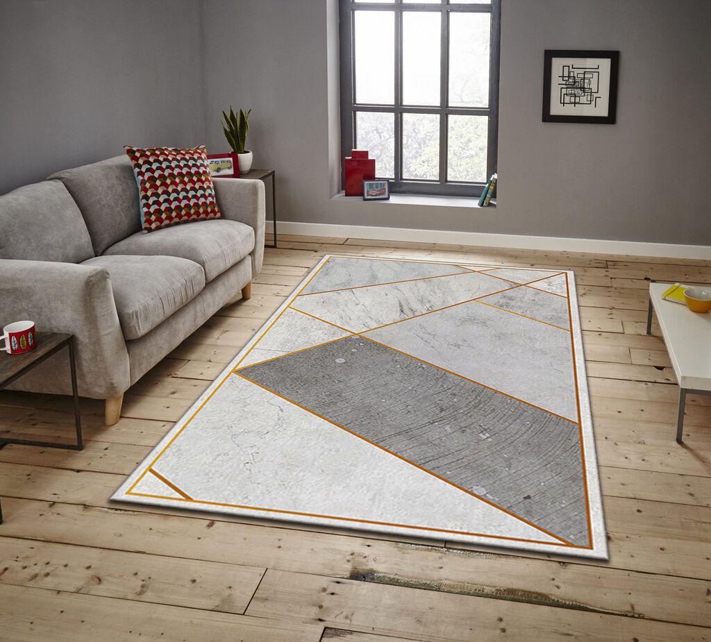 Conceptum Hypnose Tepih Asr Crpt-90, Pravougaoni, 80 x 140 cm, Svetlosivi