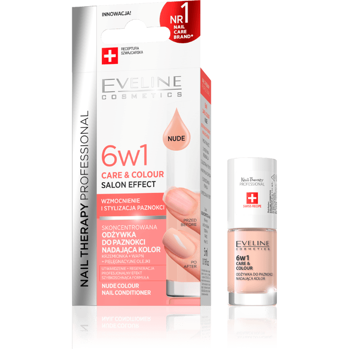 Eveline Lak za nokte Nail Therapy 6in1 Care&Colour Nude 5ml